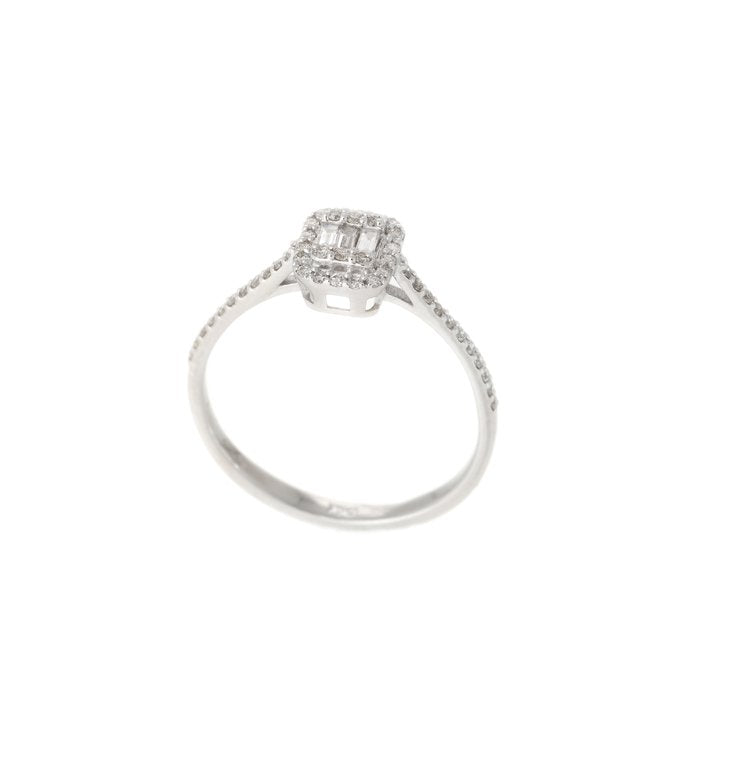 Illusion Solitaire Ring