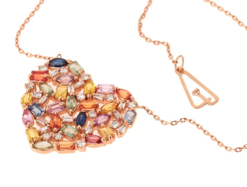 تحميل الصورة إلى عارض المعرض، Mon Coeur en Zafir Necklace
