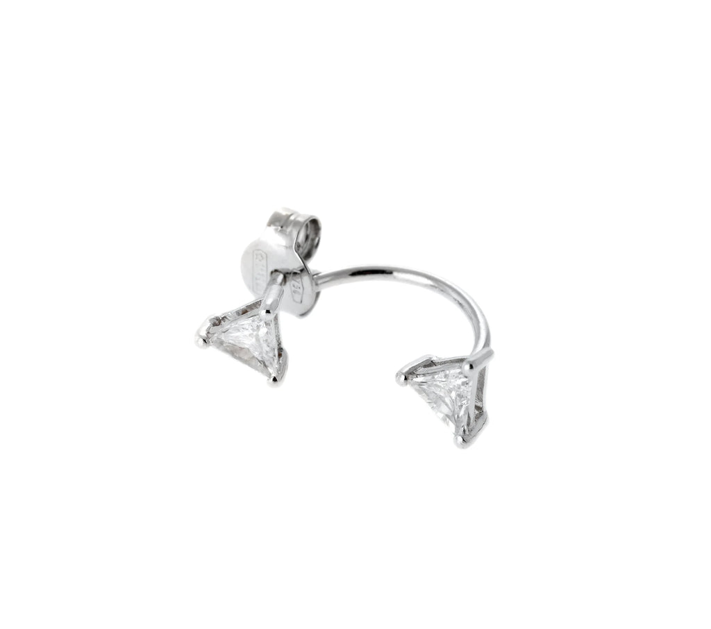 Double Stud Bermuda Earring - One Piece