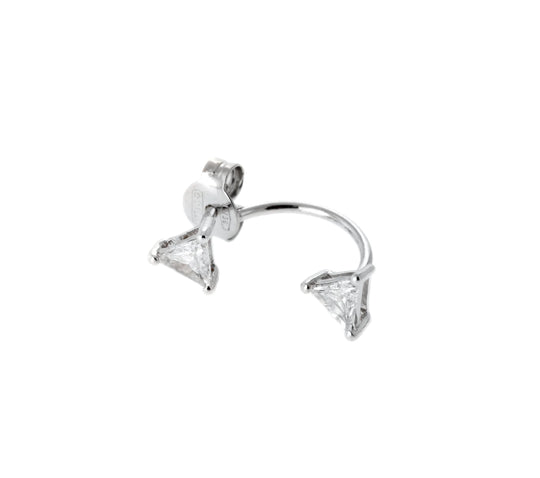 Double Stud Bermuda Earring - One Piece