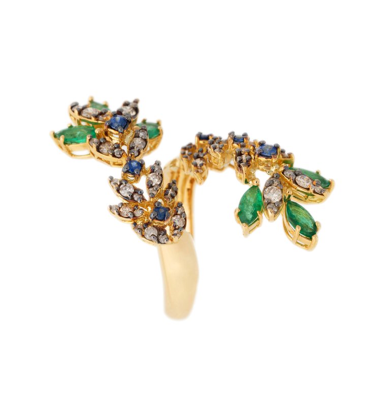 La Gioia Leaf Ring