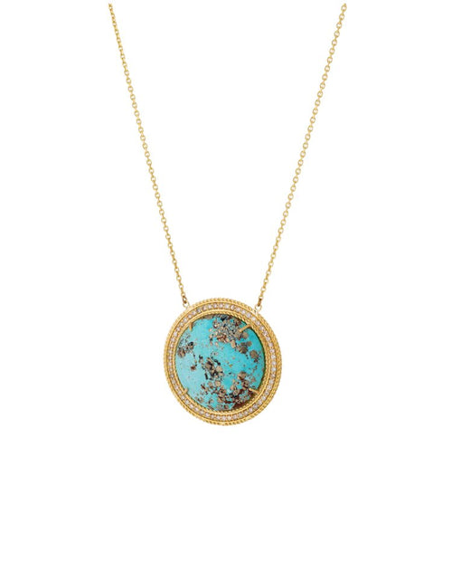 Load image into Gallery viewer, Round Fairouz Necklace
