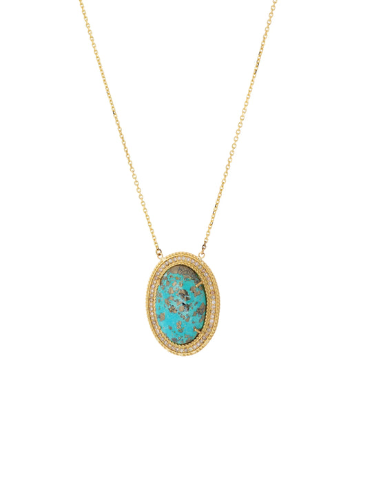 Oval Fairouz Necklace