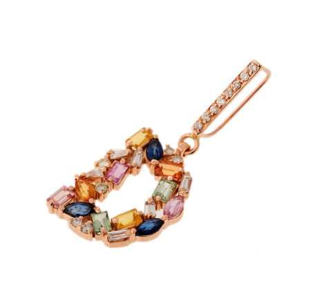 The Initial Sapphire Pendant