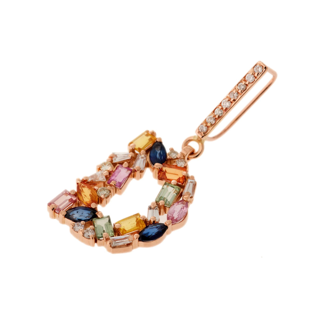 The Initial Sapphire Pendant