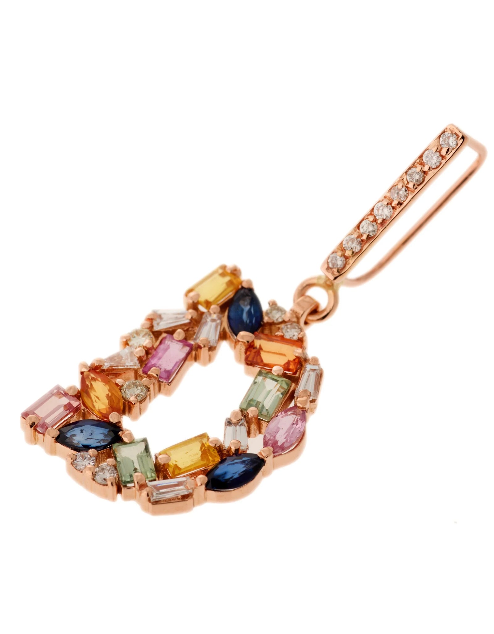The Initial Sapphire Pendant
