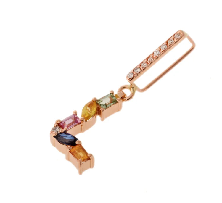 The Initial Sapphire Pendant