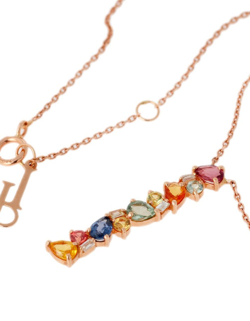 Load image into Gallery viewer, The Sapphire Line Necklace
