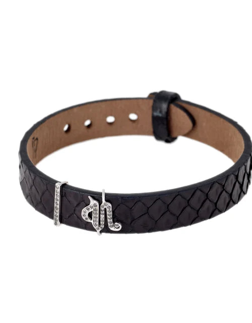 تحميل الصورة إلى عارض المعرض، Black Bracelet Initial
