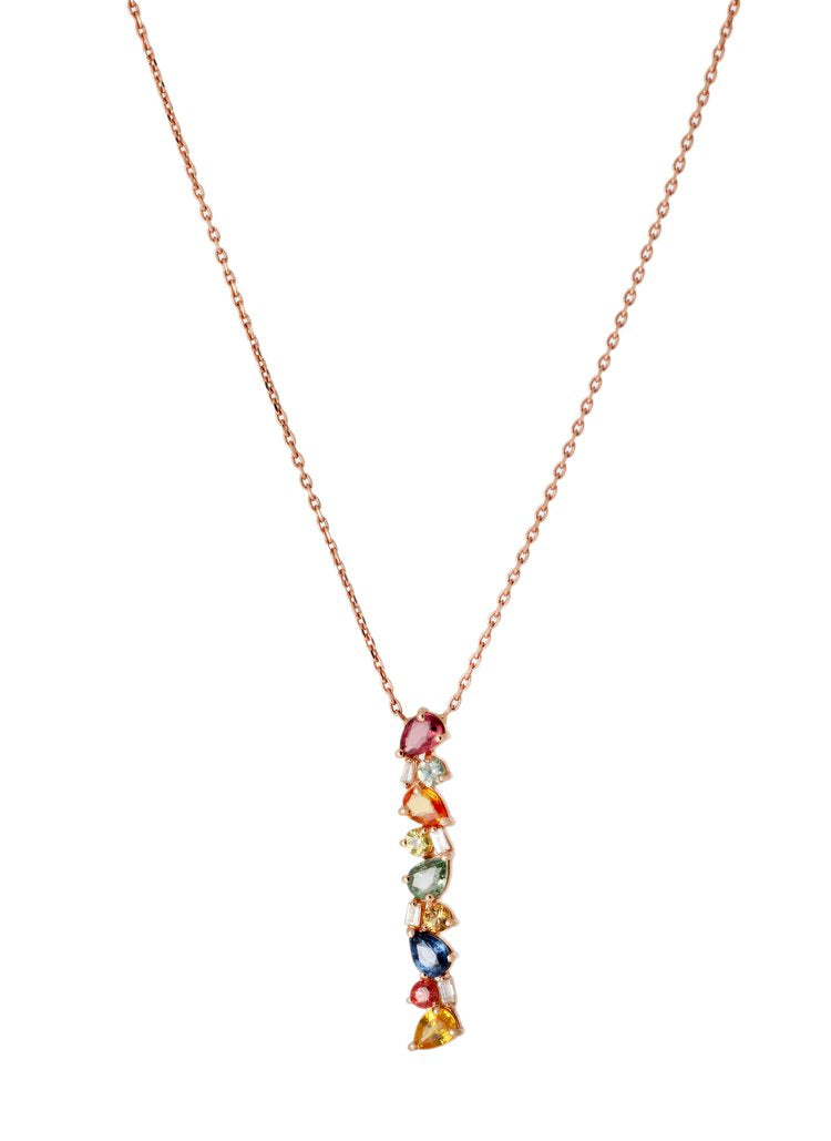 The Sapphire Line Necklace