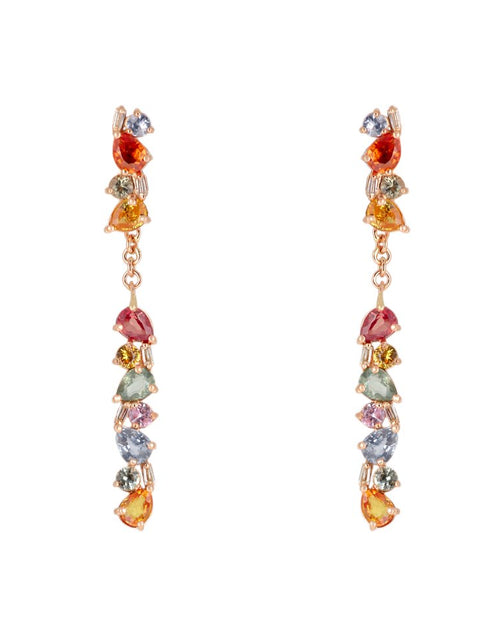 Load image into Gallery viewer, Dahlia Sapphire Earrings
