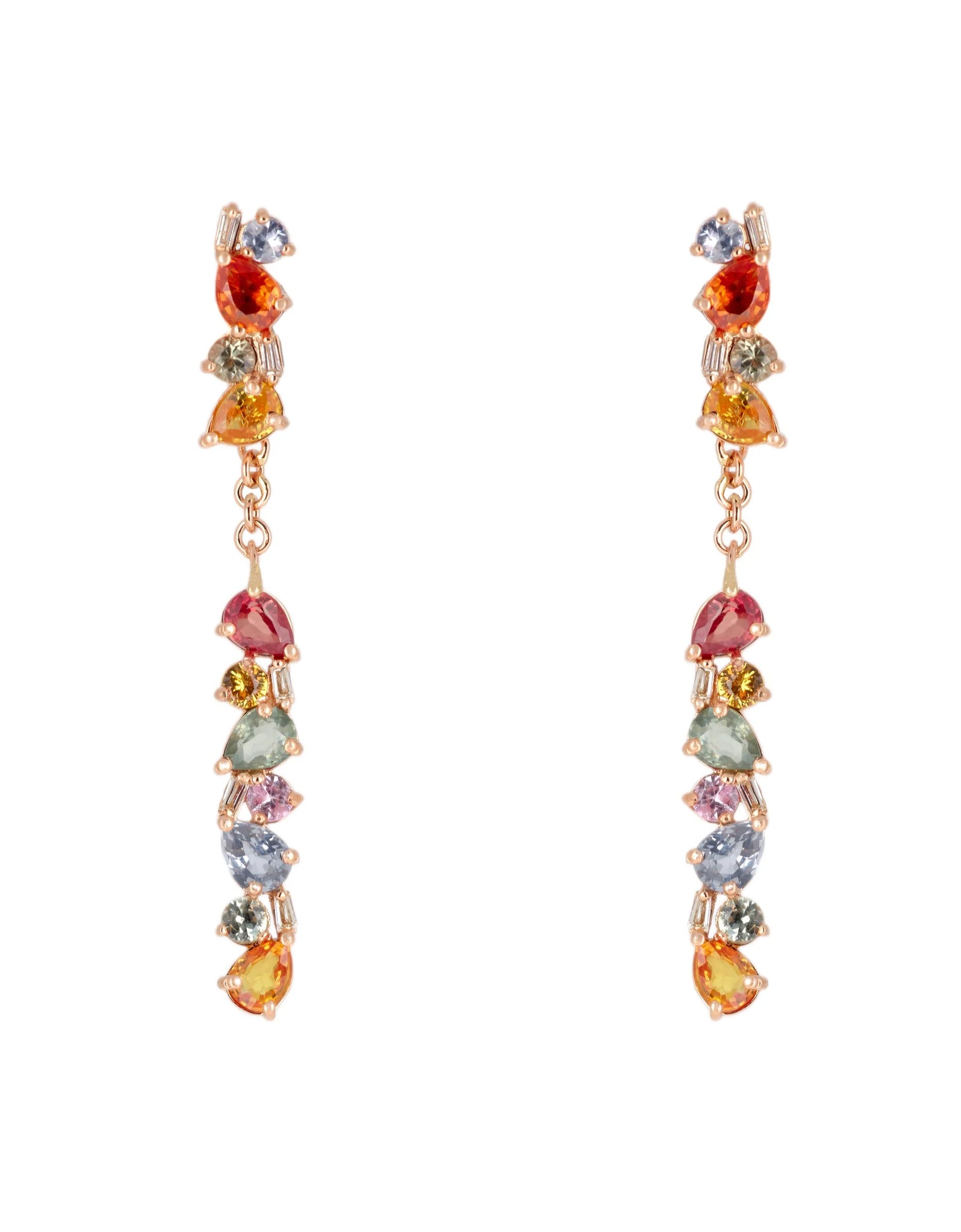 Dahlia Sapphire Earrings