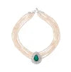 Emerald Pear Necklace