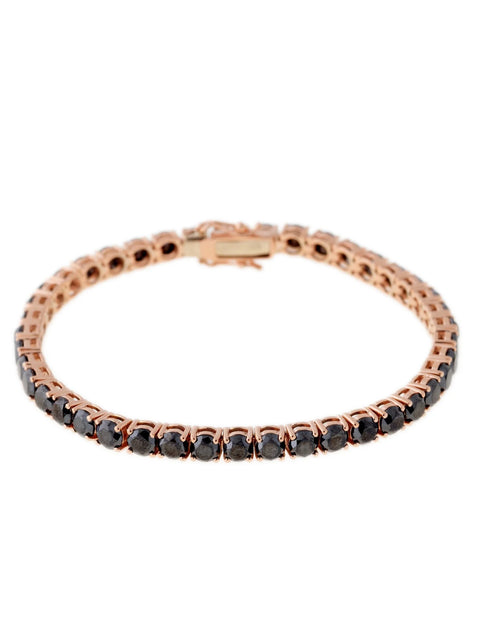 تحميل الصورة إلى عارض المعرض، Midnight Radiance Tennis Bracelet - 10ct
