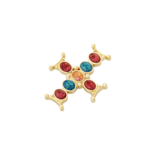 Alpha Omega Cross Pendant الفا اوميجا