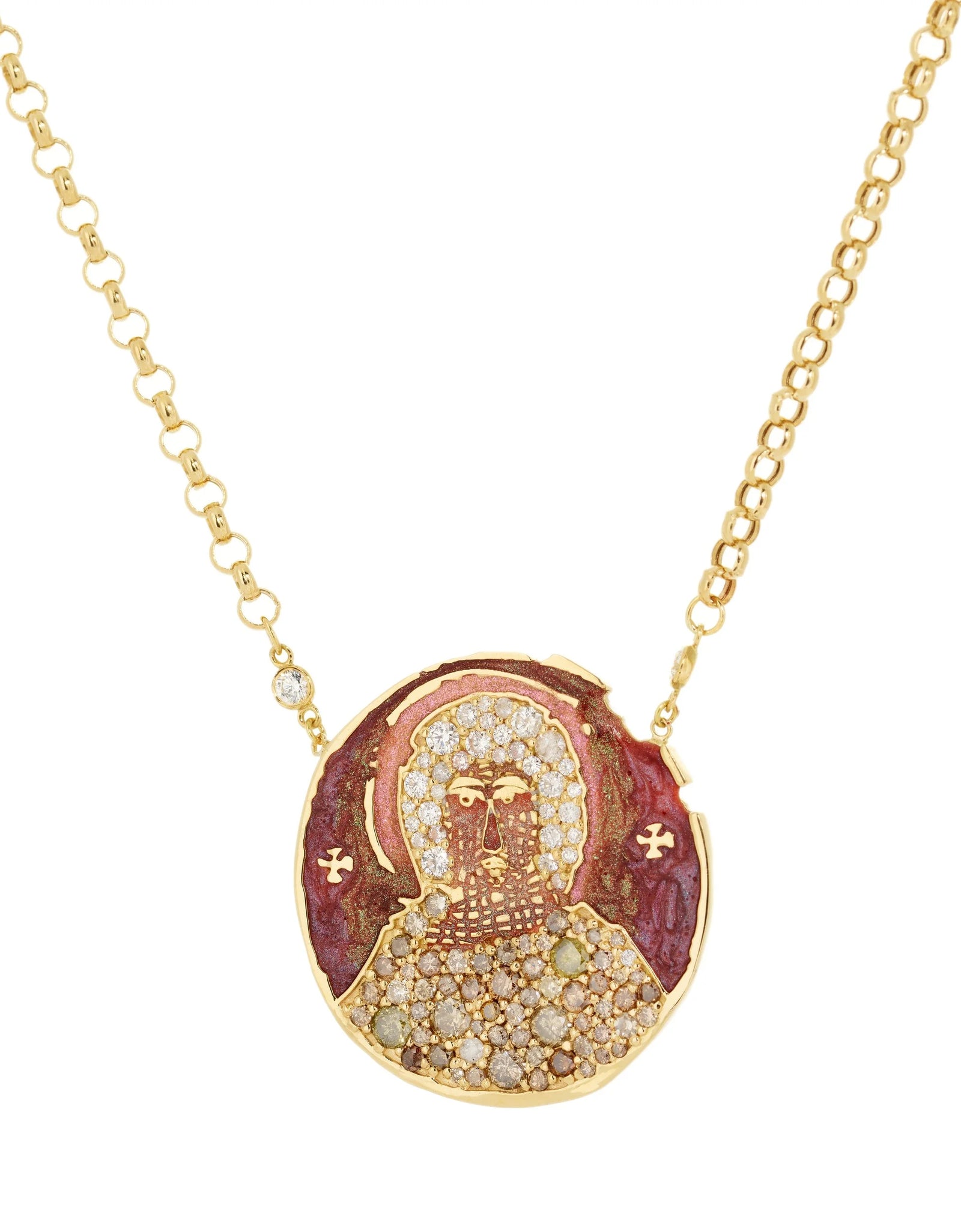 Virgin Mary Necklace العذراء المقدّسة