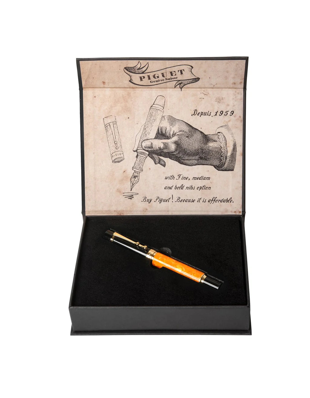 Piguet TAURUS l’orange Fountain Pen