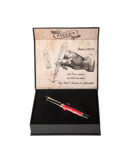 Load image into Gallery viewer, Piguet TAURUS Rouge Fountain Pen
