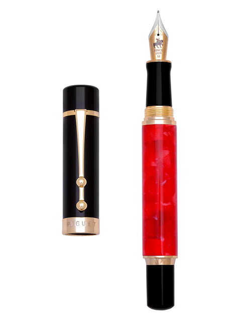 Load image into Gallery viewer, Piguet TAURUS Rouge Fountain Pen
