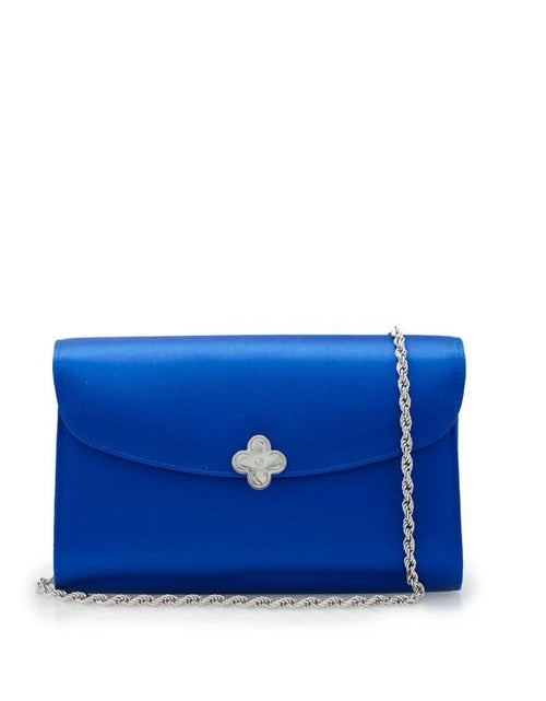 Load image into Gallery viewer, Lady Princess Royal blue silk clutch
