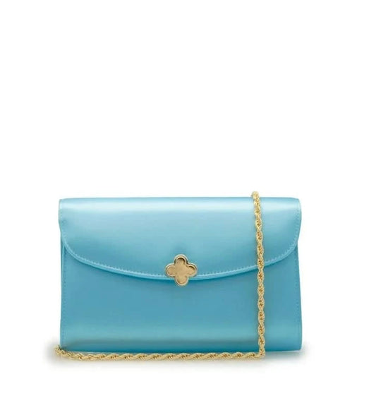 حقيبة كلاتش حريرية من ليدي برينسيس بلو سكاي