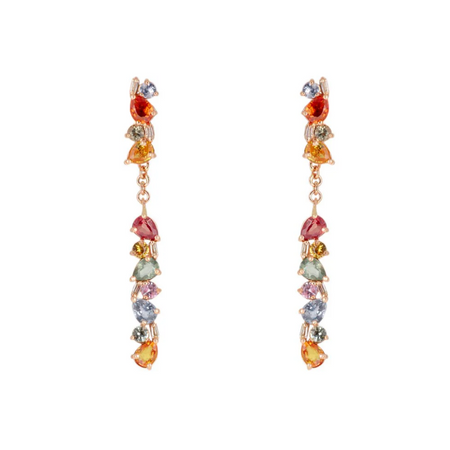 Dahlia Sapphire Earrings