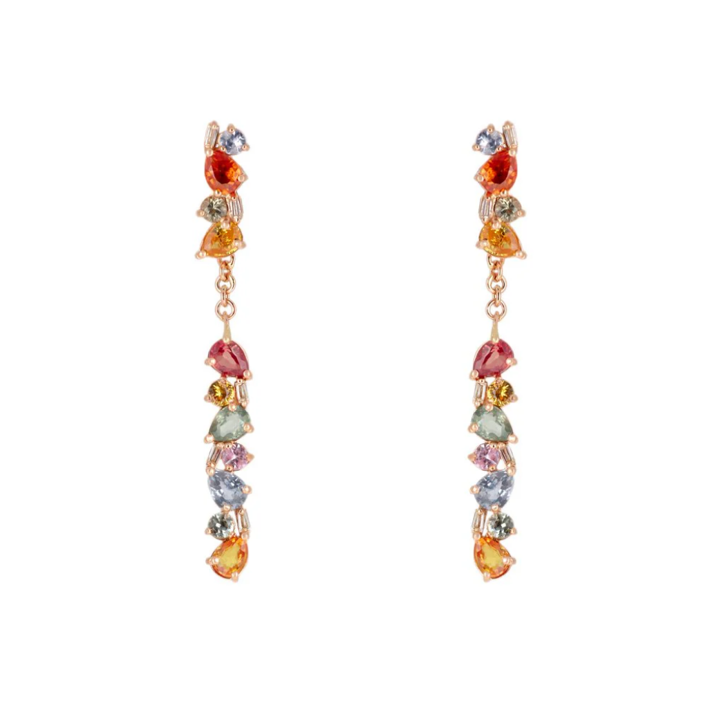 Dahlia Sapphire Earrings