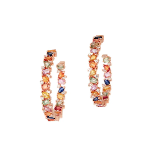 Day Dream Sapphire Hoops