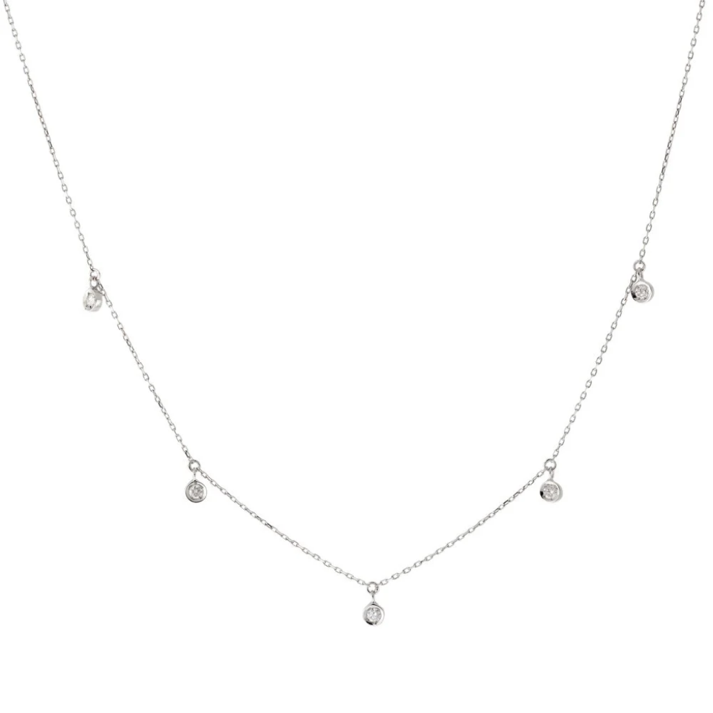 Diamond Circle Necklace