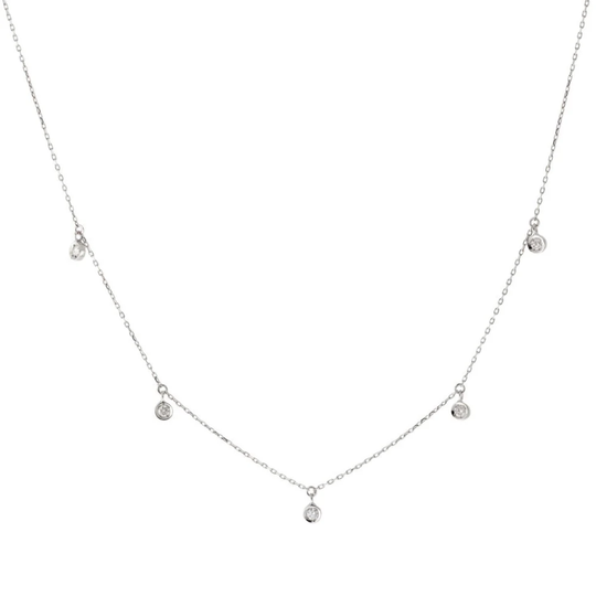 قلادة دائرة الماس