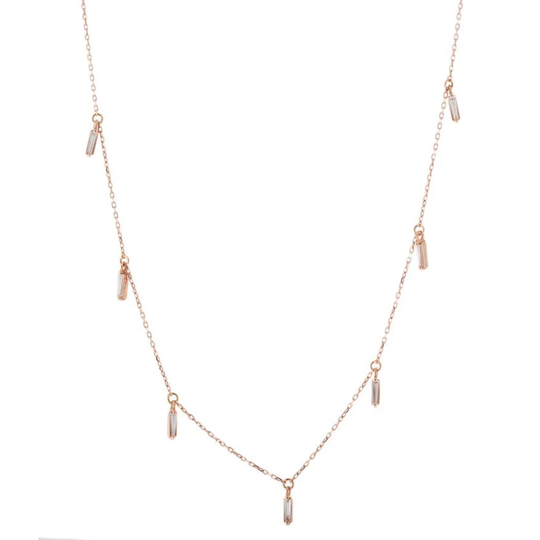 قلادة قطرات الماس