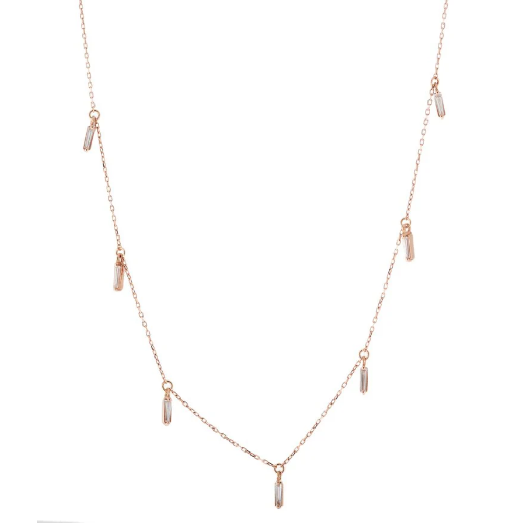 Diamond Drops Necklace
