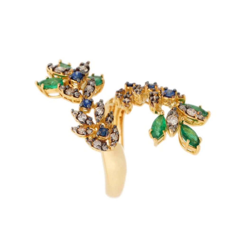 La Gioia Leaf Ring