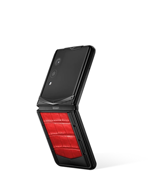 تحميل الصورة إلى عارض المعرض، سلسلة VERTU® IRONFLIP بجلد التمساح - RADIANT PHOENIX
