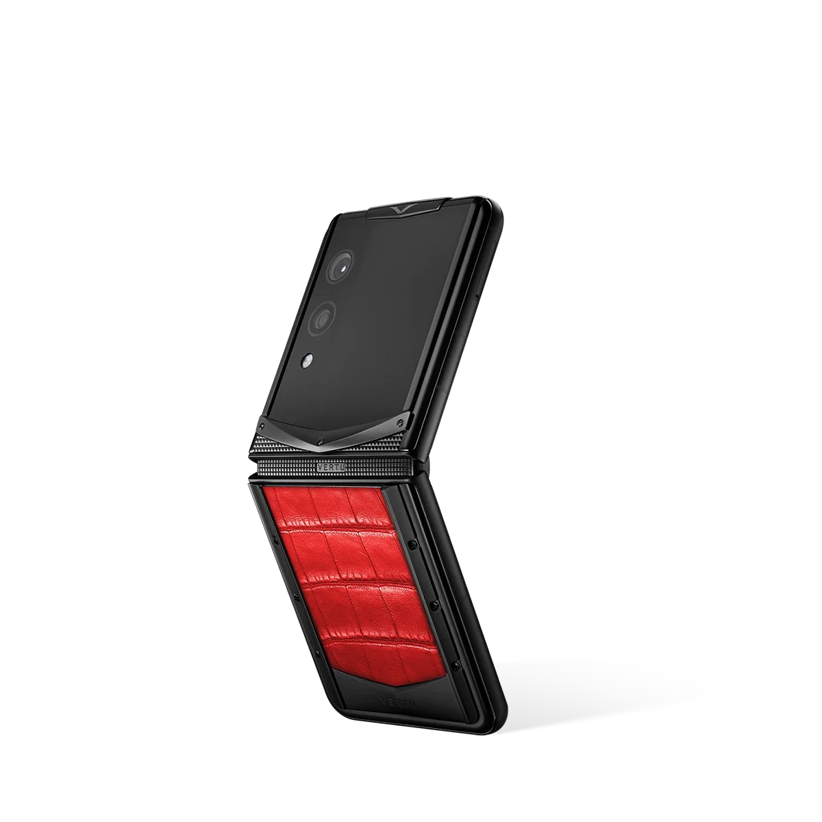 سلسلة VERTU® IRONFLIP بجلد التمساح - RADIANT PHOENIX
