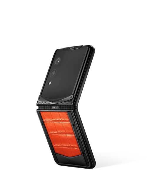 تحميل الصورة إلى عارض المعرض، سلسلة VERTU® IRONFLIP بجلد التمساح - RADIANT PHOENIX
