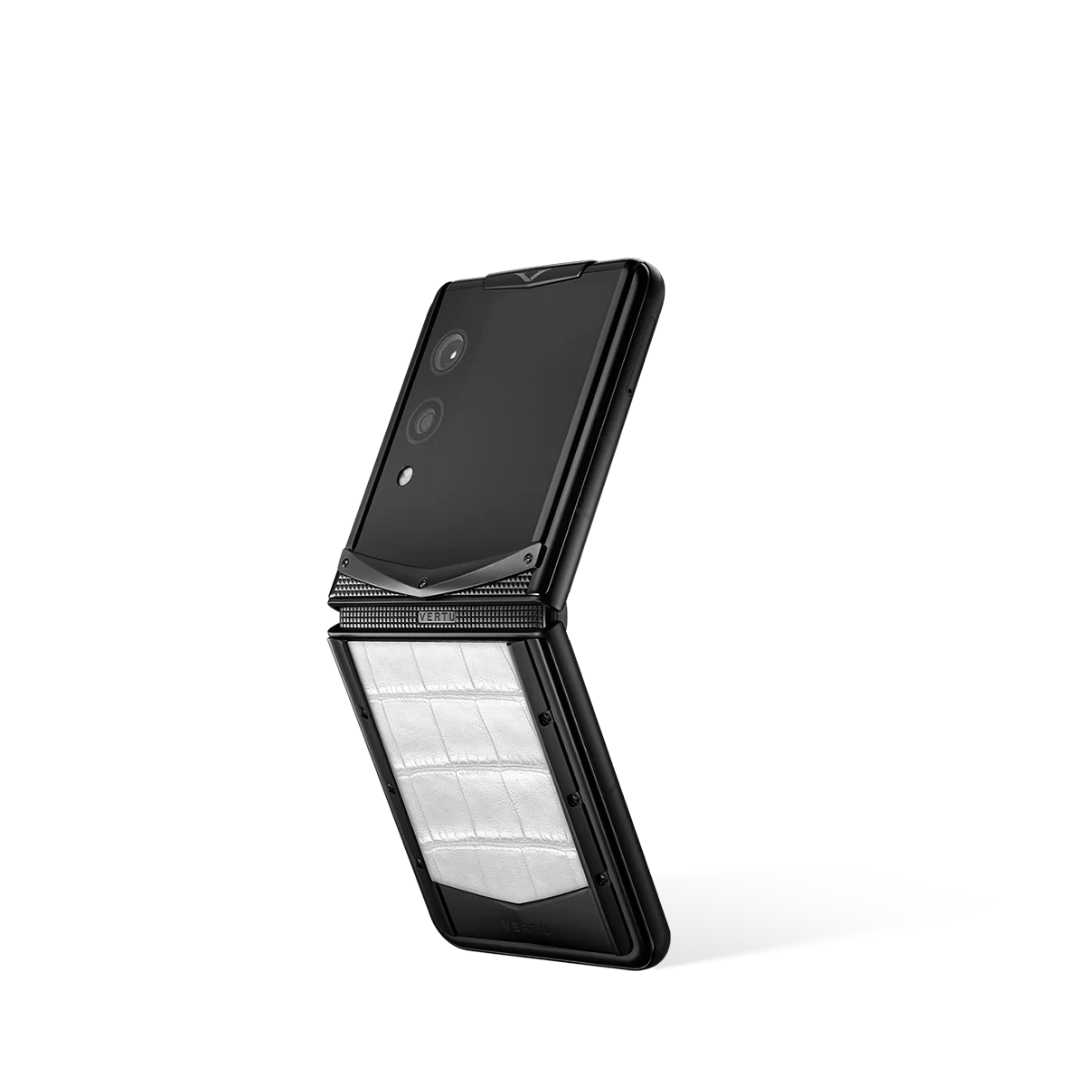 سلسلة VERTU® IRONFLIP بجلد التمساح - RADIANT PHOENIX