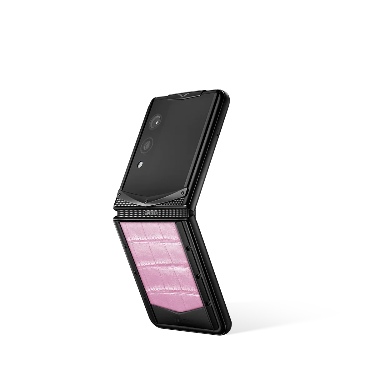 سلسلة VERTU® IRONFLIP بجلد التمساح - RADIANT PHOENIX
