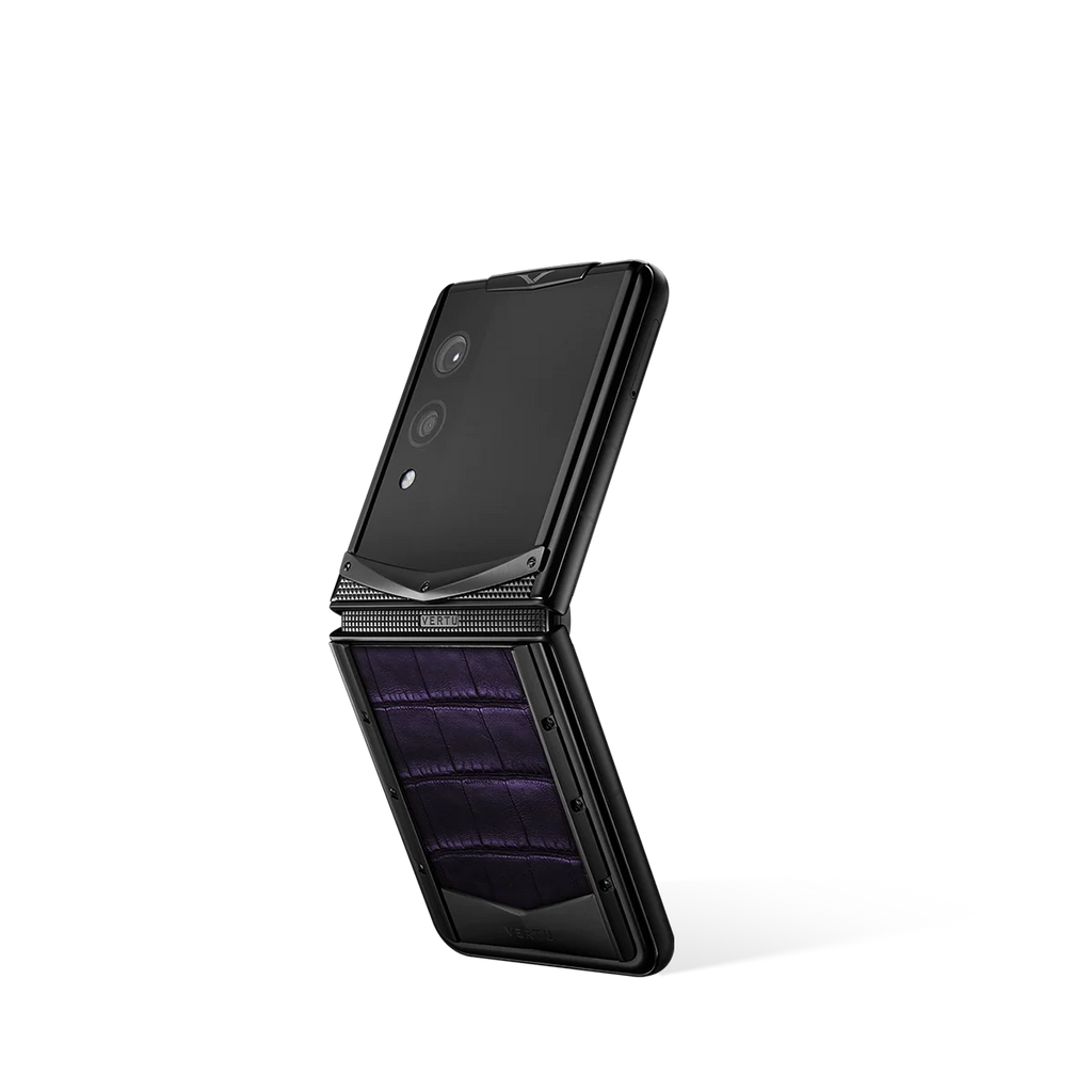 سلسلة VERTU® IRONFLIP بجلد التمساح - RADIANT PHOENIX