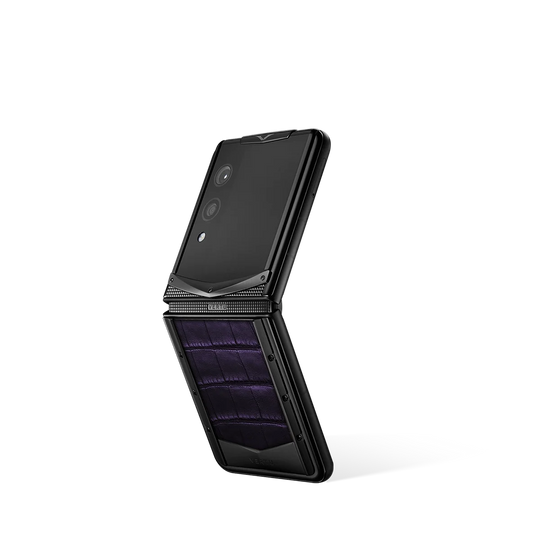 سلسلة VERTU® IRONFLIP بجلد التمساح - RADIANT PHOENIX