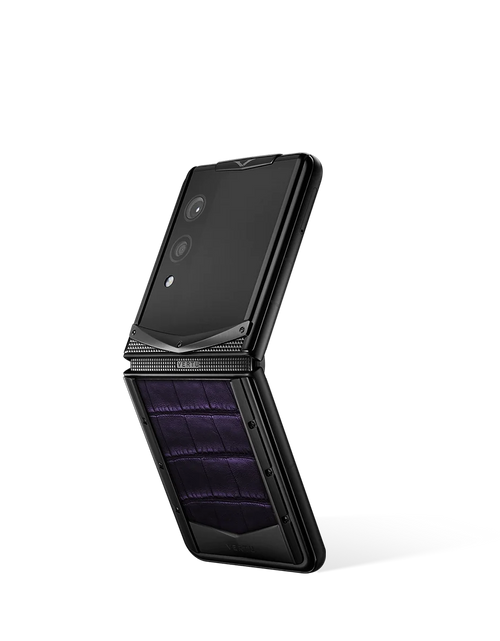 Load image into Gallery viewer, VERTU® IRONFLIP ALLIGATOR SKIN SERIES-Dark Purple
