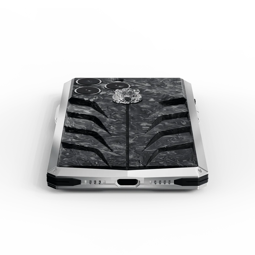 iPhone Case / RSC15 - Silver Tiger