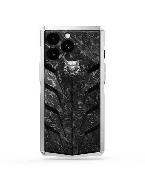 Load image into Gallery viewer, iPhone Case / RSC15 - Silver Tiger
