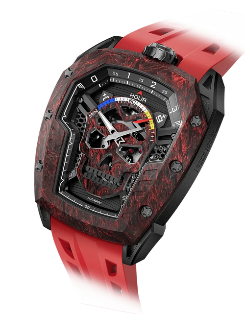 Load image into Gallery viewer, Reactor-Core Decay Carbon Fiber Red
