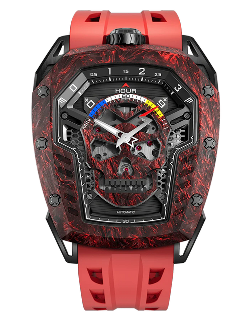Load image into Gallery viewer, Reactor-Core Decay Carbon Fiber Red
