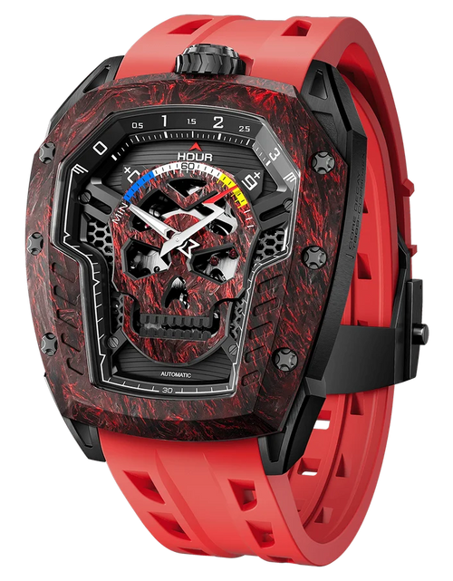 Load image into Gallery viewer, Reactor-Core Decay Carbon Fiber Red
