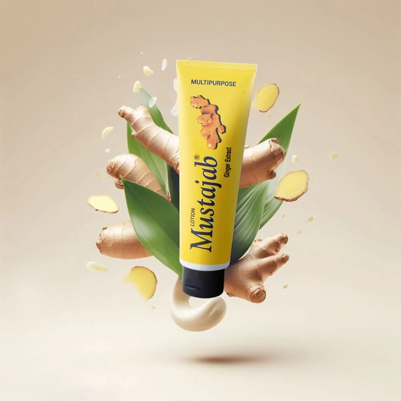 Mustajab Lotion With Ginger Extract 130ml