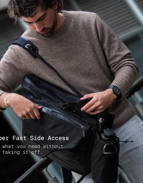 Load image into Gallery viewer, LEATHER ANTI-THEFT SPEED BACKPACK
