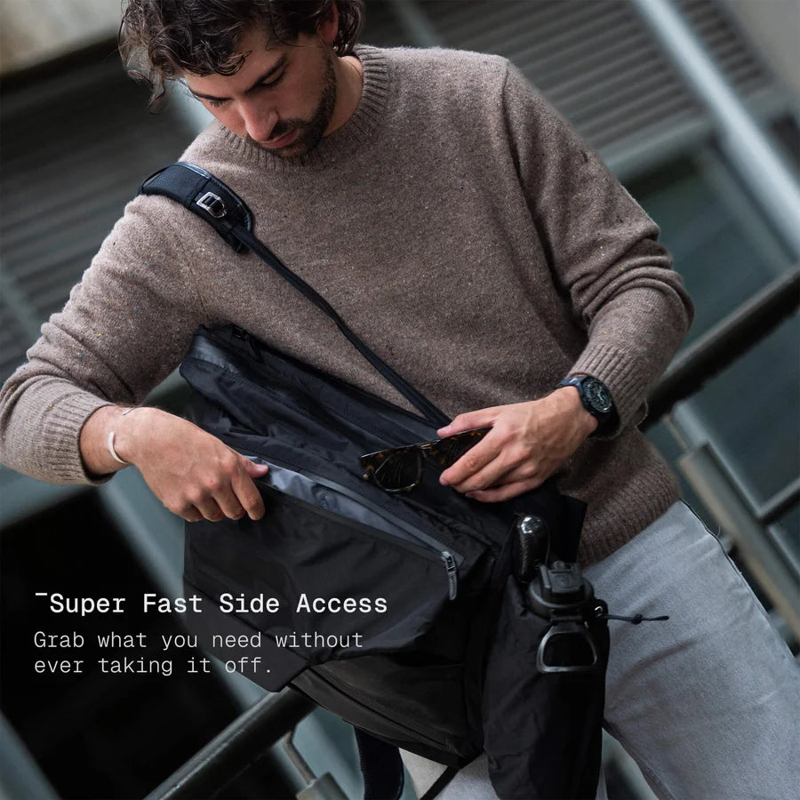 LEATHER ANTI-THEFT SPEED BACKPACK
