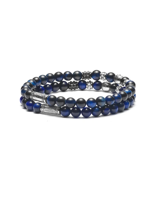 Load image into Gallery viewer, His &amp; Hers | Electric Blue Stack
